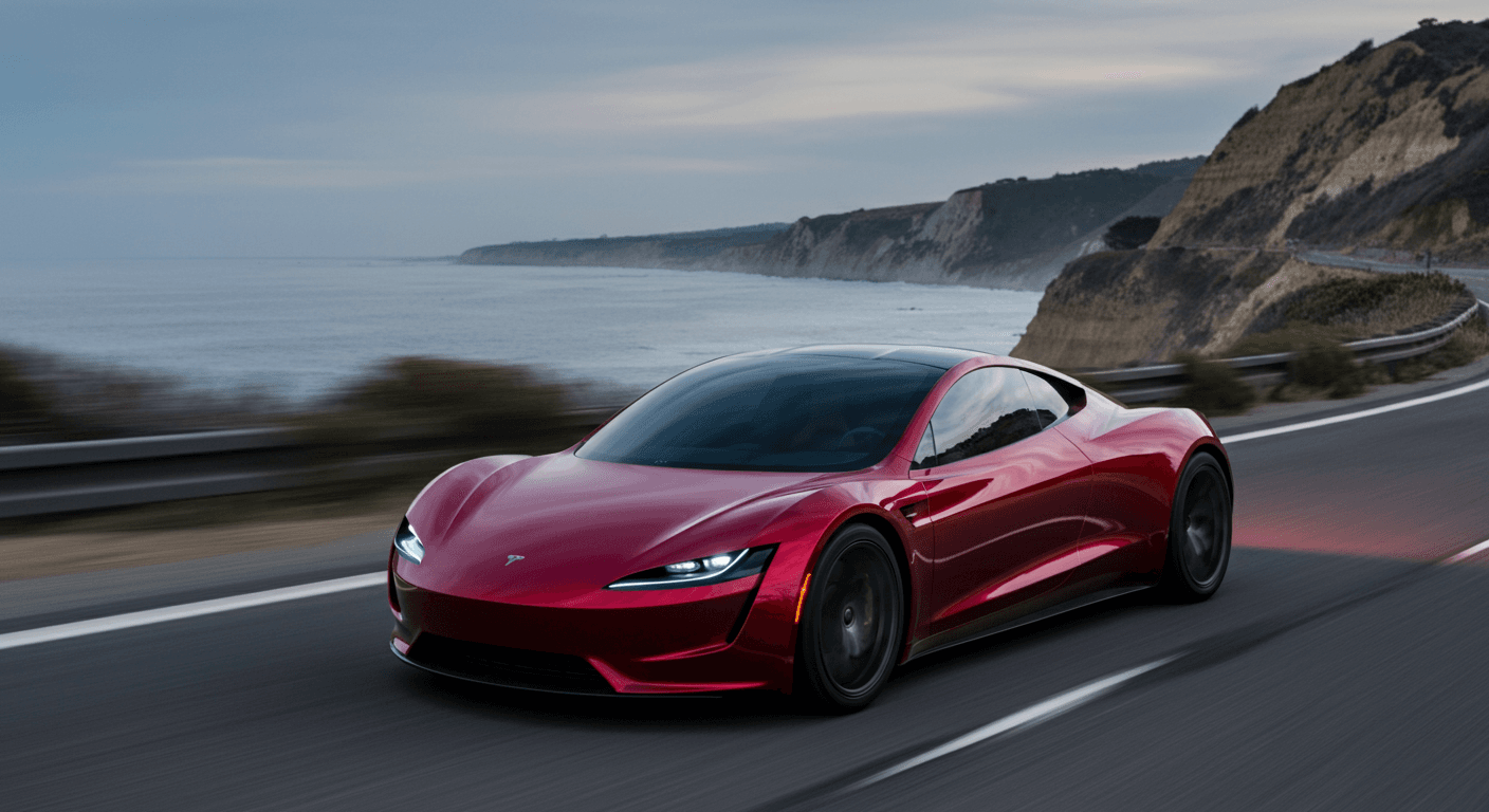 7年の沈黙を破り、ついに"空飛ぶ"テスラ・ロードスターが降臨か？イーロン・マスクが描く未来の走りが、今、現実になる。