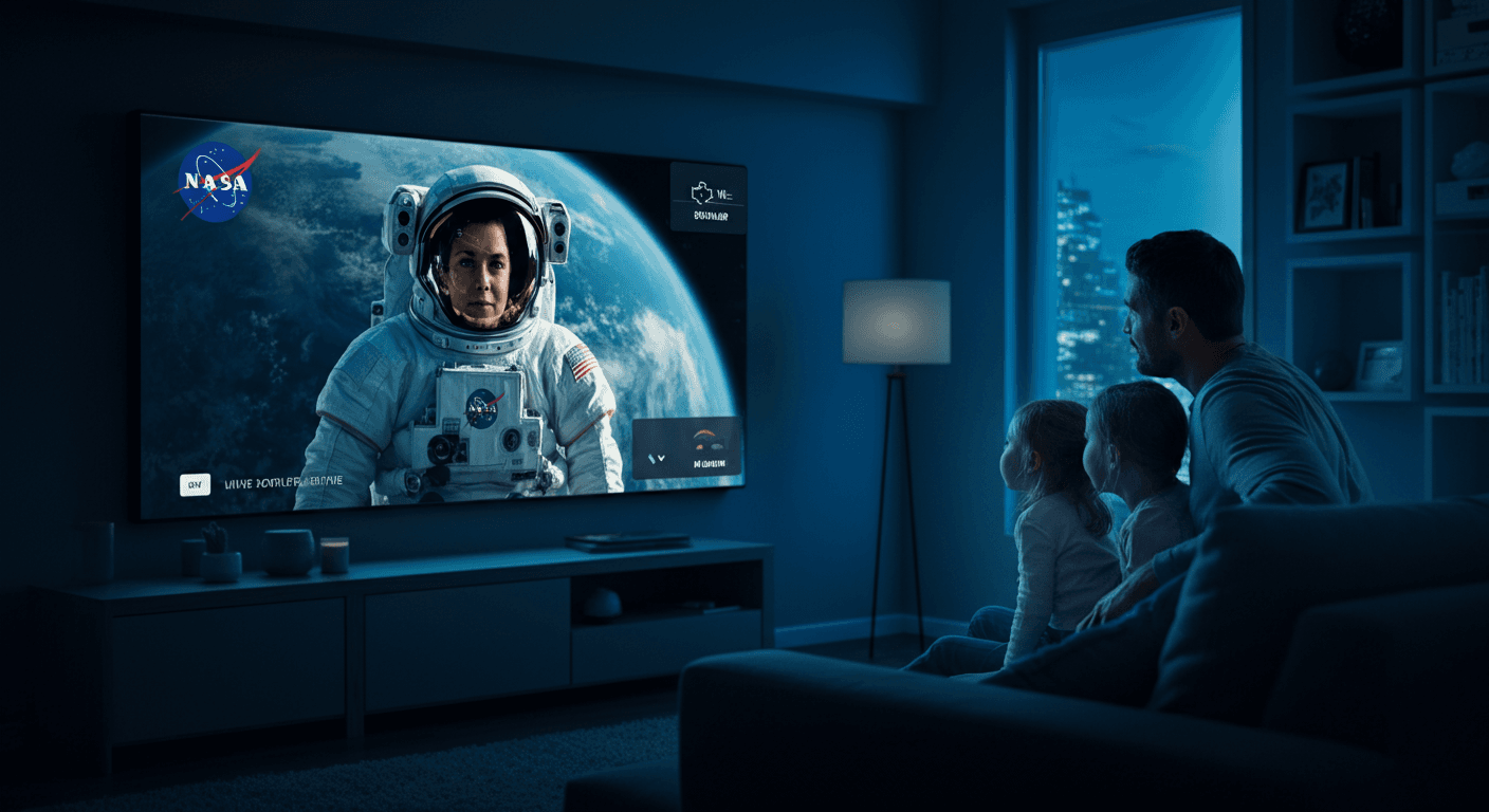 宇宙の最前線が、あなたのリビングに。NASAの歴史的ミッションをリアルタイムで目撃せよ！