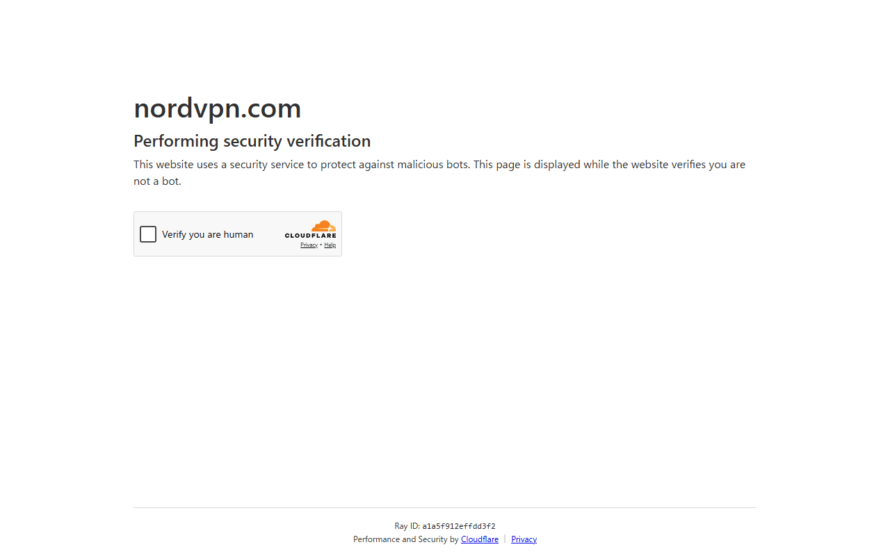 NordVPN公式サイトのトップページ